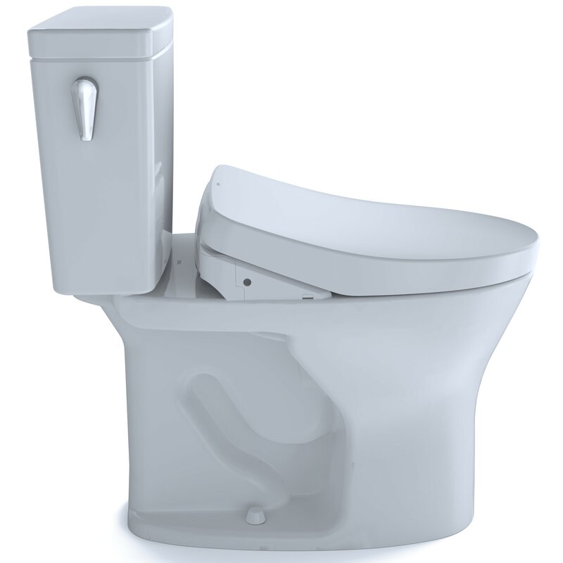 Toto Drake® Washlet® Dual Flush Elongated Two Piece Toilet Seat Included